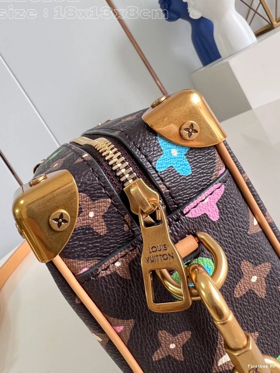 First bag ru MINI VUITTON TRUNK-18.5*13*8cm SOFT LOUIS 0809